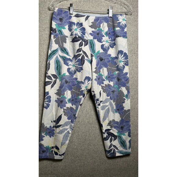 Intro Love the Fit Leggings Capri Womens Medium Tummy Control Floral Stretch - Picture 6 of 15